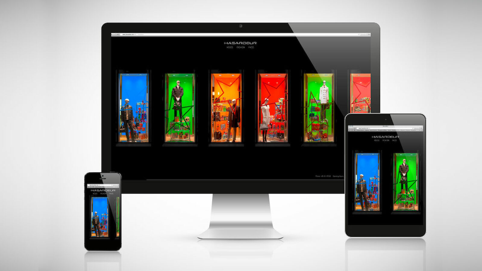 Website relaunch for concept store Hasardeur