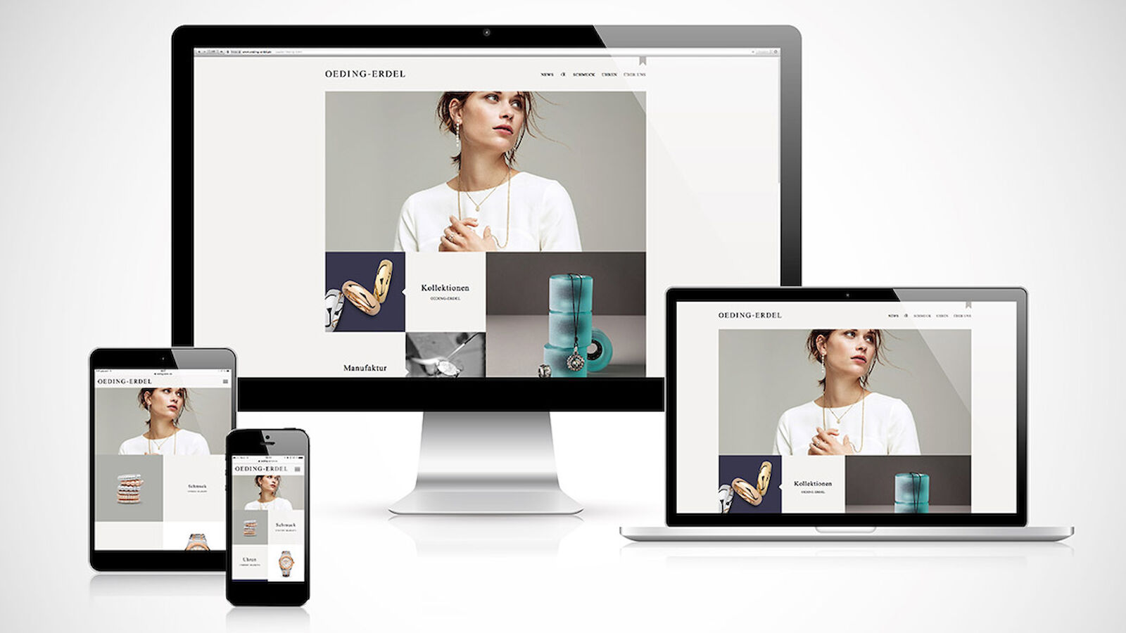 Website for jeweller Oeding-Erdel