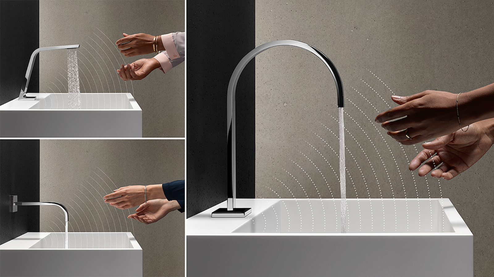 Touchfree technology by Dornbracht