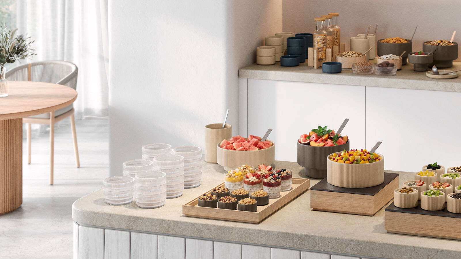 Konzeption des Buffetsystems THE GRID f&uuml;r APS