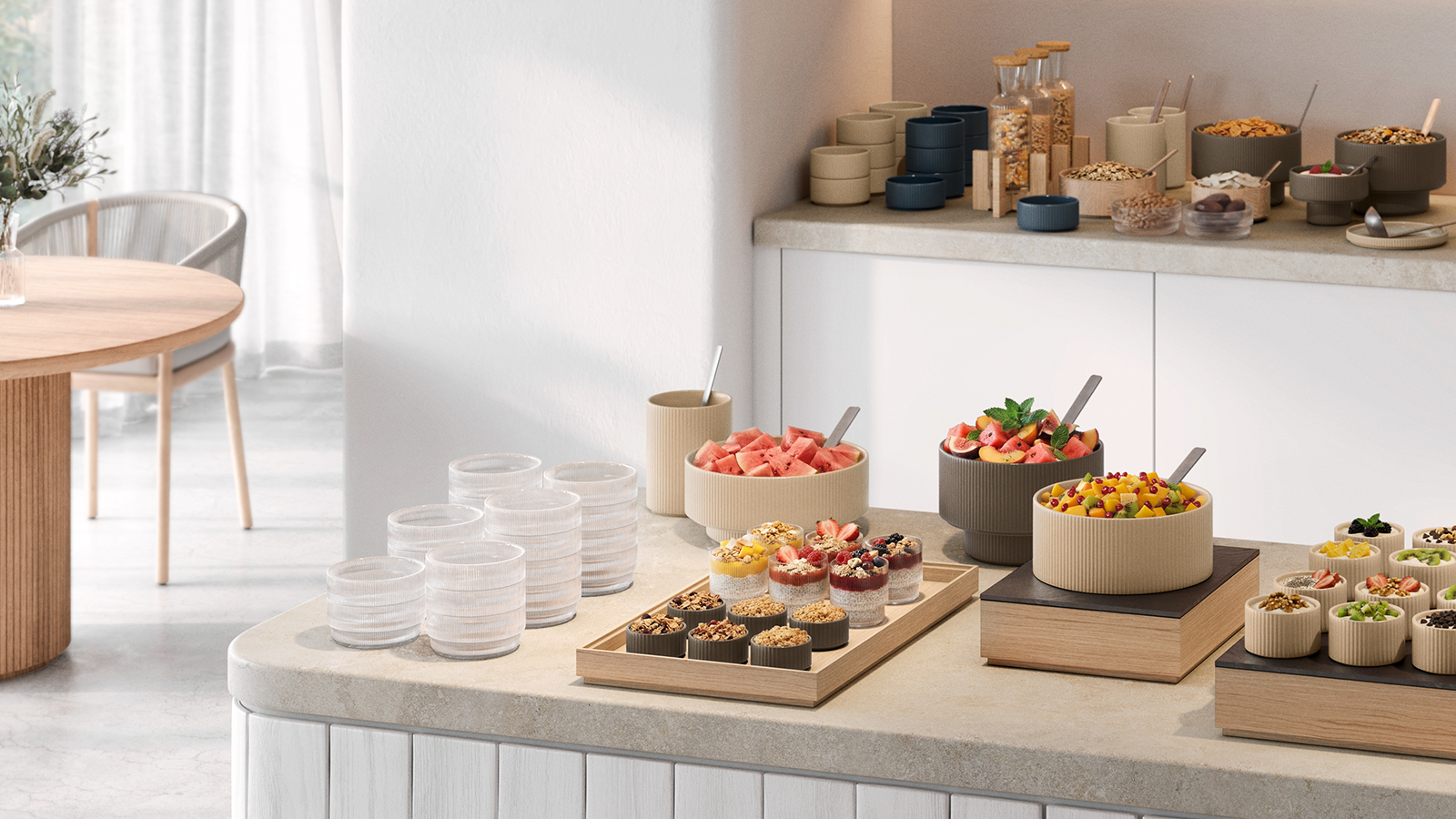 When buffet meets table culture – a modular link | sieger design
